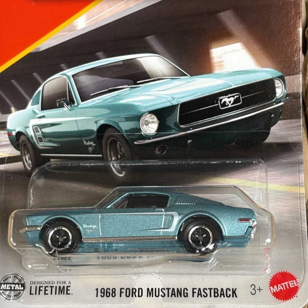 1968 Ford Mustang Fastback Pony Muscle Car Matchbox Diecast Model 2025 New